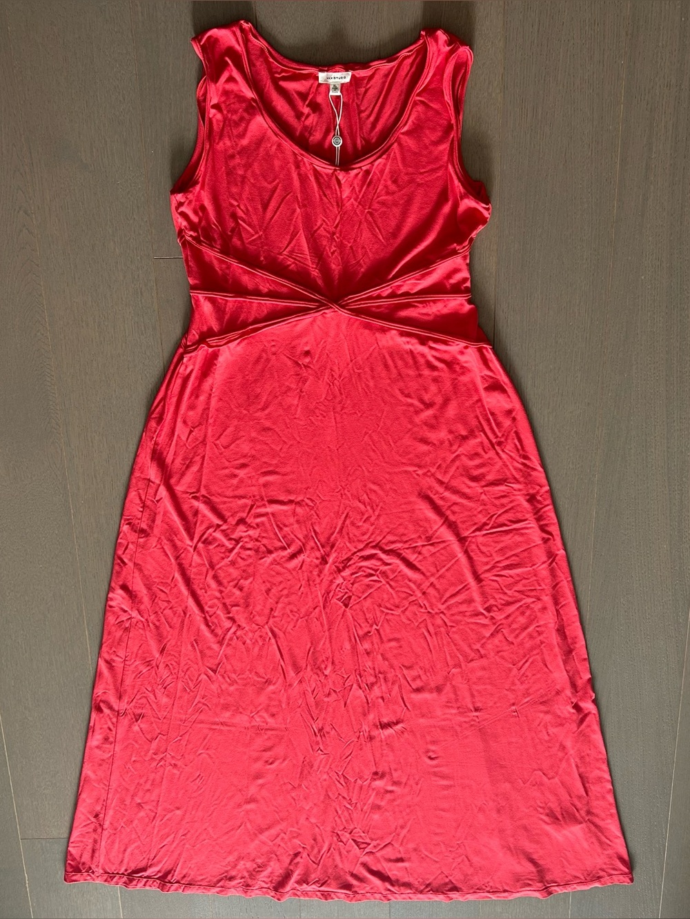 Max Studio Red Sleeveless Maxi Dress